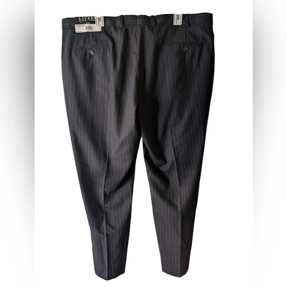 Lauren Ralph Lauren Navy Pinstripe Dress Pants 40W/30L